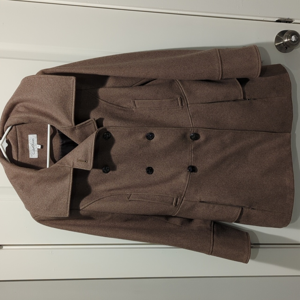 Wool peacoat Calvin Klein size 10